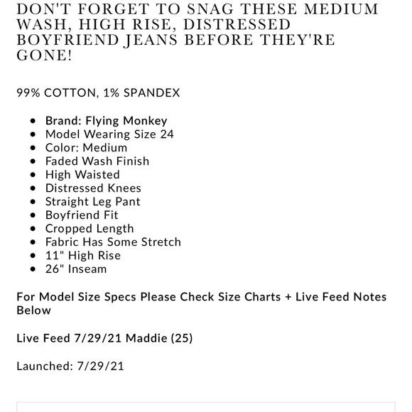 Brand new with tags flying monkey jeans - Picture 3 of 7